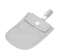 Pongnas Bolsa de Sujetador de Viaje, Cartera de Sujetador Oculta Secreta para Mujer, Bolsa de Cinturón de Dinero a Prueba de Carteristas, Cartera de Viaje Impermeable con Cierre de (Gray)