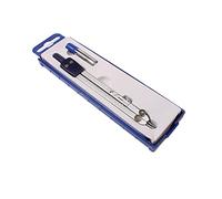 Pongnas Brújula de Dibujo de Metal, Herramientas de Dibujo con 2 Recambios de Plomo, para Matemáticas, Geometría, Arte, Estudiantes, Profesores, Diseñadores