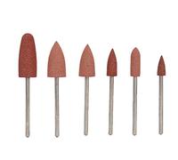 Pongnas Cabezales de Reemplazo de Archivos de Uñas Eléctricos, Broca de Cutícula para Taladro de Uñas Bits de para Taladro de Arte de Manicura Manicura Cabeza de Molienda 6 PCS de Clavos Polectas de