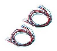 Pongnas Cable de Cama con Calefacción, Alambre de 20awg para la Impresora 3D A8 A6 A8 Plus E16 2pcs 90 Cm para Calentamiento Eficiente