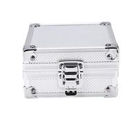 Pongnas Caja de Máquina, Caja de Almacenamiento de Transporte de Aleación de Aluminio con Cerradura y Espuma Suave, para Máquinas de Bobina y Electrónica Pequeña
