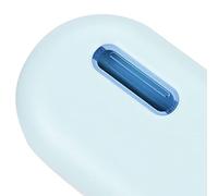 Pongnas Caja Esterilizadora de Cepillo de Dientes Portátil USB Soporte de Almacenamiento de Cepillo de Dientes de Desinfección para Uso Doméstico de Viaje Blanco Azul (Blue)