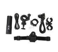 Pongnas Cámara de Vídeo para Bicicleta, Cámara Antivibración 4K para Casco de Motocicleta y Bicicleta para Ciclismo (Black)