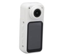 Pongnas Cámara para Pulgar, Cámara de Cuerpo Magnético Gran Angular de 2,7K y 170° con Pantalla HD de 1,47 Pulgadas para Ciclismo, Motociclismo, Vlogging (White)