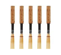 Pongnas Cañas para Oboe de con Funda de Tubo transparente: Piezas de Repuesto para un Rendimiento de Sonido Superior (5 piezas a la venta)