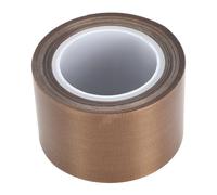 Pongnas Cinta de Tela de Vidrio PTFE Premium, Cinta Aislante de Alta Temperatura de 32,8 Pies para Envasado de Alimentos y Selladores Al Vacío, Portátil y Multiusos (0,13 * 38mm)