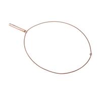 Pongnas Collar de Respiración Consciente para Aliviar el Estrés, Colgante de Respiración, Alivio de la Ansiedad, Ejercicios de, Joyería con Cadena de Acero para Mujere (Oro rosa)