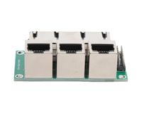 Pongnas Conector RJ45 Enchufe Inline, Modulo Ethernet de 3 Puertos con