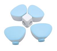 Pongnas Contenedor de Fórmula para Ir, Dispensador de Fórmula de Viaje de Recipiente de para Bebés con Sello Fuerte sin Derrame Portátil 4 Compartimentos de 180 Ml de Leche Contenedor de Dispensador