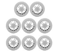 Pongnas Cubiertas de Las Ruedas de la Maleta, Cubiertas de Protectores de Ruedas de Equipaje de Silicona para 5-6 Cm de Diámetro con Absorción de Choque de Reducción de Ruido (Gray)