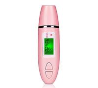 Pongnas Detector de Piel Digital, Analizador de Pantalla LCD con Sonda Altamente Sensible para Prueba de de Hidratación de la Piel, Diseño Tipo Bolígrafo Portátil para Salón de Belleza (PINK)