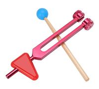 Pongnas Diapasón Sensorial Nervioso, Diapasón Curativo de Aleación de Aluminio con Martillo para Evaluación Auditiva y Sensación de Vibración, Masaje de meditación.