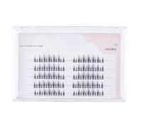 Pongnas DISEÑO Ligero, MIRADA, CEJAS DELICADAS, Pestañas Postizas 3D Comparables Al Efecto de Injerto, Cabello Afilado Ligero y sin Sensación, Más Liviano (Paquete segmentado Little Devil de 5 filas)