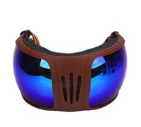 Pongnas Elegantes Gafas Deportivas para Caballos a Prueba de Viento con Correas y Acolchado suave: UV400 para Experiencias de Conducción Cómodas (BLUE)