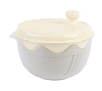 Pongnas Ensalada con Tapa Picadora Incorporada - Lavadora y Secadora Manual de Verduras de Alta Eficiencia para Frutas y Verduras - Herramienta de Cocina ABS de Grado Alimenticio, Apta para (2)