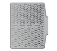 Pongnas Estación de Carga de 3 Pulgadas, Soporte de Escritorio Rápido de 15 W con Reloj Digital Incorporado para Relojes Inteligentes y Teléfono Vertical Certificado, Diseño Compacto de ABS (gris