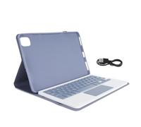Pongnas Funda para Tableta con Teclado, Protección Total, Respuesta Rápida, Teclado para Tableta de 11 Pulgadas para Mi Pad 5 y 5 Pro (Purple)