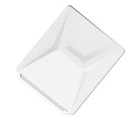 Pongnas Funda Protectora para Antena Parabólica a Prueba de Golpes, Resistente a la Lluvia y con Diseño de Caída para Actividades de Viaje Al Aire Libre (White)