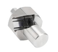 Pongnas Herramienta de Chaflán para Orificios para Perros de Banco, Acero de Aleación de 3/4 de Pulgada, Escariador para Dar Forma a Orificios para Perros para Carpintería