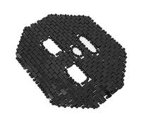 Pongnas Jadestone Facial Cover Stone Masajeador Facial Refrescante, Calmante y Relajante, Herramienta para el Cuidado de la Piel para Ojeras, Reducción de Hinchazón y Drenaje Linfático (BLACK)