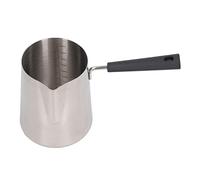 Pongnas Jarra para Espumar Leche 201 con de Acero Inoxidable, Jarra de café con Acabado Brillante, 600ML para Cocinar DIY (900ML)