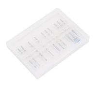 Pongnas Juego de 10 Brocas Eléctricas para Taladro de Uñas, Brocas de Acero de Tungsteno para Manicura y Pedicura, para Decoración de Uñas, con Cepillo para Polvo, para Uso Domést