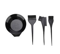 Pongnas Juego de Cuenco y Cepillo Profesional para Teñir el Cabello, 4 Piezas, Herramientas para Teñir el Cabello de Alta Calidad para Estilistas de Salón, Cepillos de Plástico de 20,5