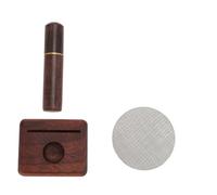 Pongnas Juego de Distribuidor de Agujas de café Premium con Pantalla Puck - Herramienta Agitadora de Acero Inoxidable 304 para café en Casa y Uso (53MM)