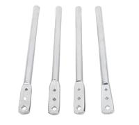 Pongnas Juego de Dobladora de Alambre de 3 Orificios - 4 Piezas de Herramienta de Torsión de Alambre de Acero de Alta Resistencia para Instalación y Reparación de Cercas - Se Adapta a Cables de 2,5