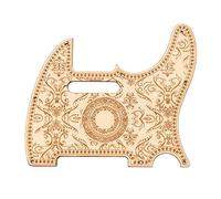 Pongnas Juego de Golpeador de Madera de Arce para Piezas de Repuesto de Guitarra Eléctrica TL, Diseño Rayado