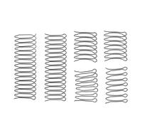 Pongnas Juego de Peines para el Cabello Giratorios, Peine de Alambre de Metal Elástico Antiprueba para Actividades Físicas