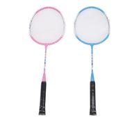 Pongnas Juego de Raquetas de Bádminton de Fibra de Carbono para Adultos y Marcos Aerodinámicos Livianos de 85 G con Punto Dulce Ampliado, Incluye 3 Volantes de Nailon + Bolsa de Transporte