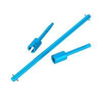 Pongnas Kit de Copa de Articulación de Eje de Transmisión Central RC para Coche TT02 /10 RC - Actualización de Eje de Hélice de Metal con + 2 Copas de Articulación (Blue)