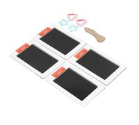 Pongnas Kit de Huella de Huella de Mano de Secado Rápido con Almohadilla de Tinta Táctil de 4 Piezas para Mascotas y Bebés (Accesorios Love Heart Five Star)