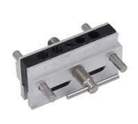 Pongnas Kit de Plantilla para Agujeros Autocentrantes para Taladrar con 6 Bujes para Agujeros Rectos Perfectamente Alineados (SILVER)