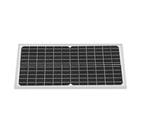 Pongnas Kit de Ventilador Solar con Panel Solar de 16 W y 2 Ventiladores de CC sin Escobillas para Ventilación de Cobertizo de Granero, Gallinero, Invernadero, Ventilador de Ventilación con Energía