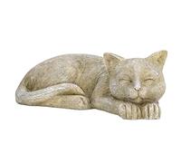 Pongnas Lápida Conmemorativa para Mascotas Al Aire Libre para Gatos y Perros | Lápida de Recuerdo Personalizada para Jardín o Césped (Gato de Adorno Tipo A (especificación del Proveedor: Color)