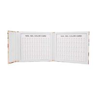 Pongnas Libro de Tarjetas para Decoración de Uñas de 120 Colores, Pantalla de Gran Capacidad con Impresión 3D para Salón de Uñas Profesional y Uso Personal de (Libro de tarjetas de 120 colores con
