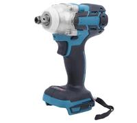 Pongnas Llave de Impacto sin Escobillas de 21 V, Potente Llave Eléctrica con de Goma Antideslizante y Eje de Acero de Tungsteno, para Estantes de Obra y Carpintería, Se Adapta a