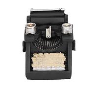 Pongnas Máquina de Escribir Vintage en Miniatura/Decoración de Casa de Muñecas a Escala 6 Ideal para Accesorios de Hogar y Películas