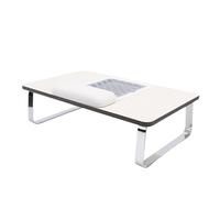 Pongnas Mesa de Manicura, Escritorio para Técnico de Uñas con Recolector de Polvo y Almohadilla para Muñeca para Uso Doméstico y de Salón (Enchufe de la UE)