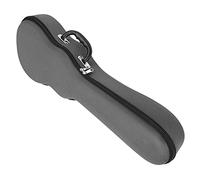 Pongnas Mochila Resistente con Estuche para Ukelele con Cremalleras Dobles y Correa Desmontable para Instrumentos de 23/24 Pulgadas (gris de 23/24 pulgadas)