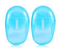 Pongnas Orejeras Protectoras de Plástico Azul para Uso en Salón Personal, Tinte para el Cabello, 2 uds.
