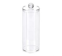 Pongnas Organizador para Almohadilla de Algodón, Estuche de Almacenamiento, Contenedor Acrílico Transparente para Baño