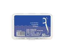 Pongnas Palillos de Hilo , Polímero de Calidad Alimentaria con Alambre Redondo Liso para Limpieza de Dientes, Mini Cepillo Interdental Portátil para Eliminación de Placa (WHITE #-1)