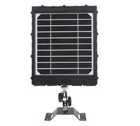 Pongnas Panel Solar para Cámara de Rastreo - Silicona Monocristalina 8000 MAh Solar con Múltiples Salidas de CC y Puertos USB para Cámaras de Juegos, Rastreadores y Sensores para Exteriores -