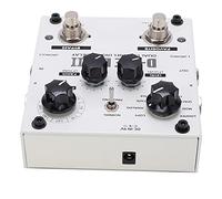 Pongnas Pedal de Efecto de Retardo de Doble Canal con 8 Modos y Función Looper, Stompbox 2000MS DC9V para Guitarristas