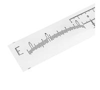 Pongnas Pegatinas de Regla para Cejas, Posición de Forma Precisa para Principiantes, 100 Unids/set, Plástico Transparente, Ideal para Salón de Belleza