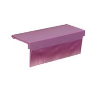 Pongnas Peine para el Cabello de Fibra de Carbono, Accesorios para Peinar Dientes Densos para Férula Capilar Eléctrica, con Fácil Instalación para Viajes de Salón en Casa (PURPLE)