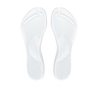 Pongnas Plantillas Autoadhesivas para Chanclas, Cojín de Gel para Soporte de para Pies Planos con Inserciones Transparentes para Sandalias, Absorción de Impactos, Tracción, (Largo 3,15x9,45x0,39